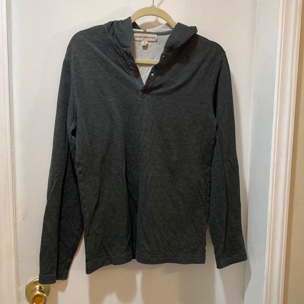 Brooklyn Industries Grey/Gray Hoodie Size S